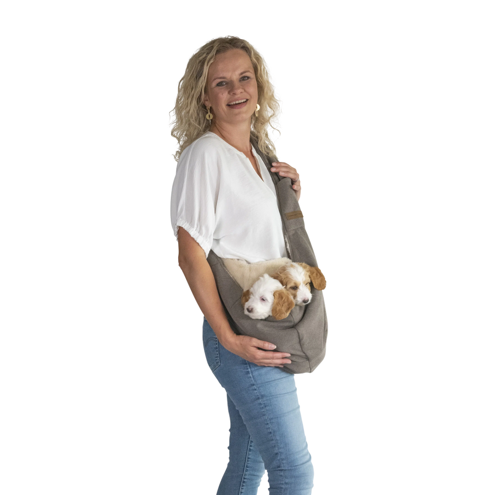 Draagtas Pup (Bruin of Beige)