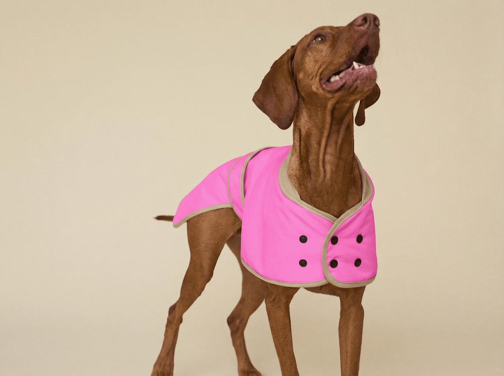 THE GLOW RAINCOAT Regular – Neon Pink